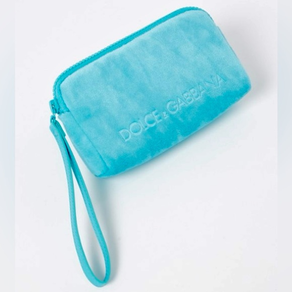 Dolce & Gabbana Aqua Velvet Wristlet